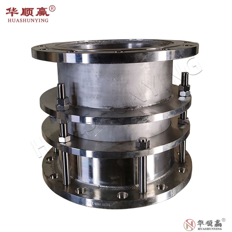 Stainless teel double flange dismantling joint