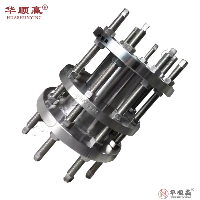 Stainless steel three flange dismantling joint 
